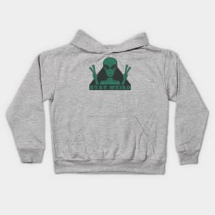 Stay Weird Alien Kids Hoodie